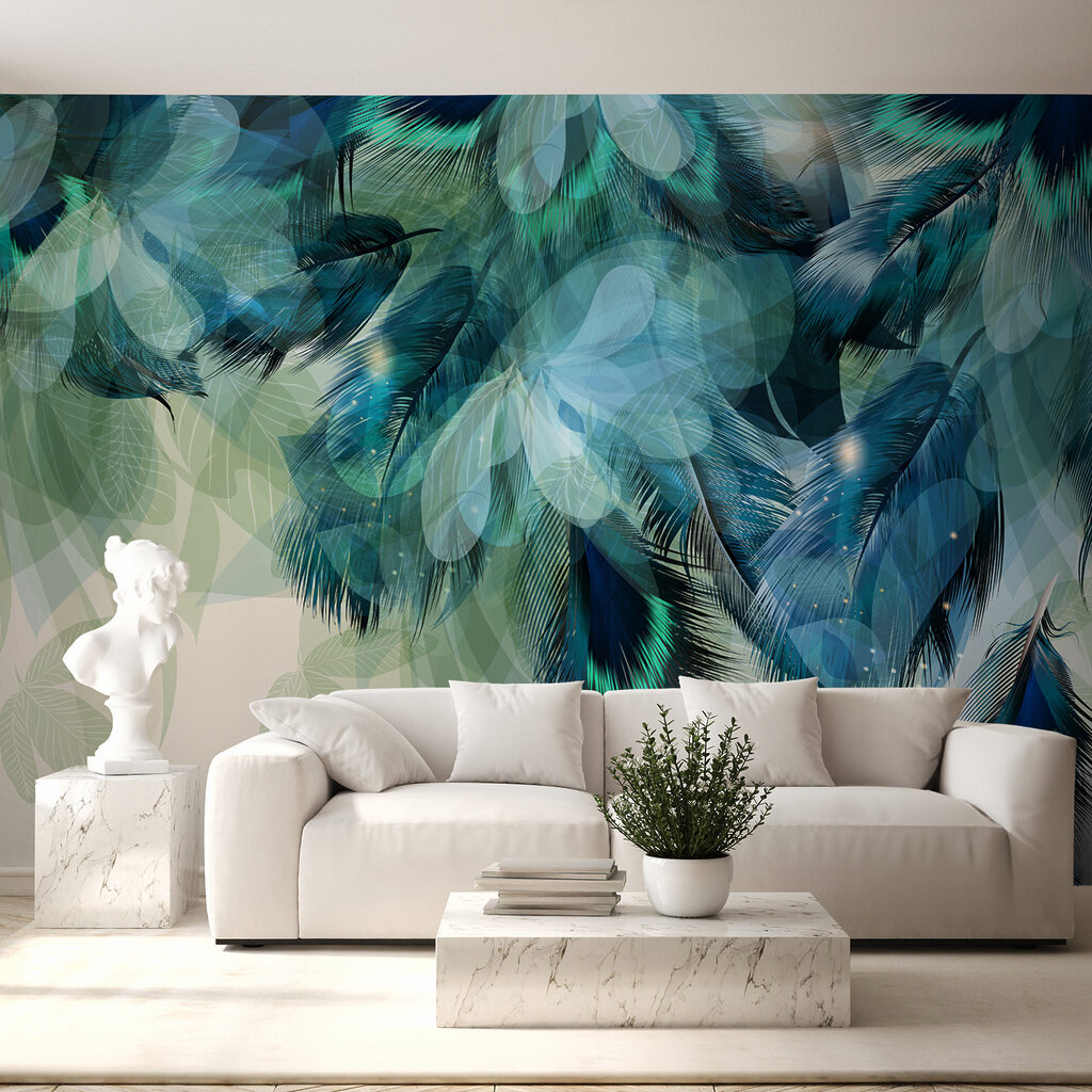 Borde de plumas colgantes — interior 5