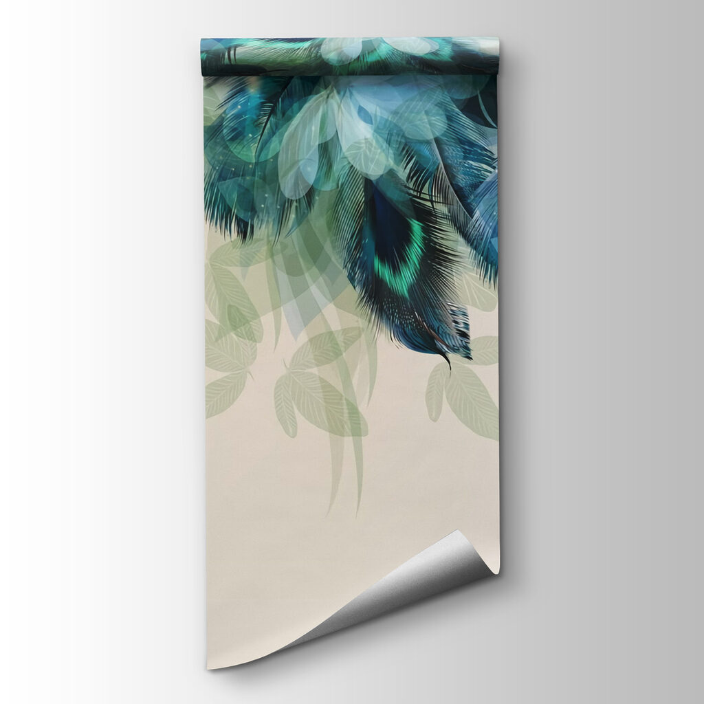 Borde de plumas colgantes — vista del producto