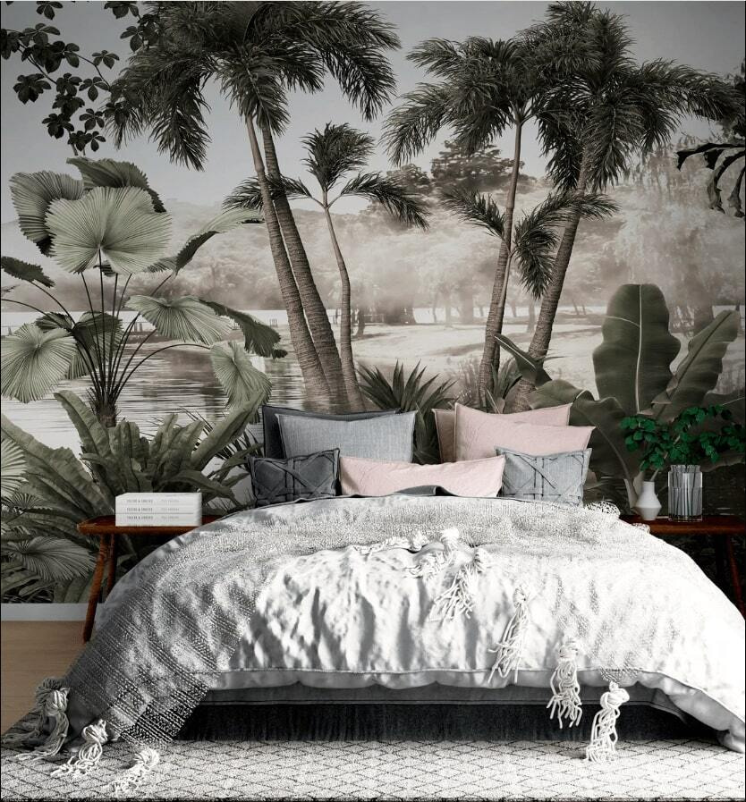 Palmeras en trazo fino — interior 2