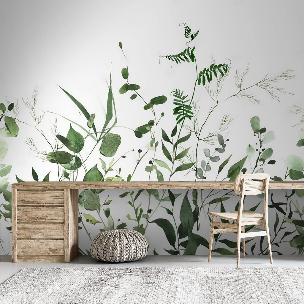 Tallos verdes desde abajo — interior 5
