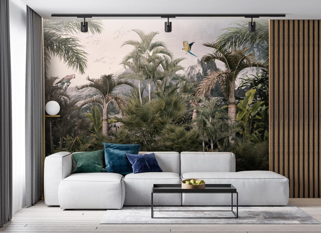 Pájaros sobre selva lejana — interior 2