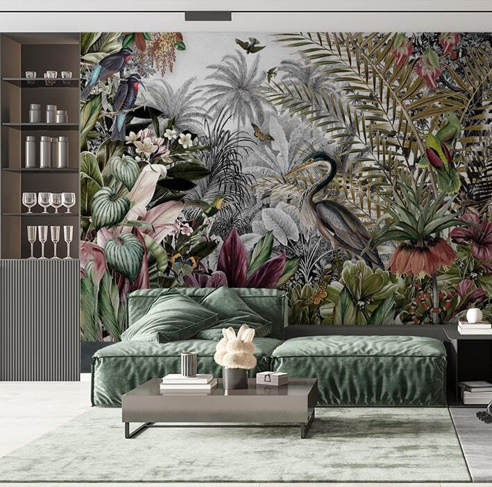 Garza entre hojas — interior 2