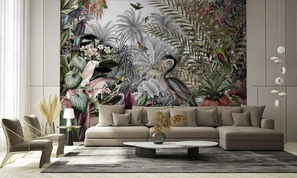Garza entre hojas — interior 3
