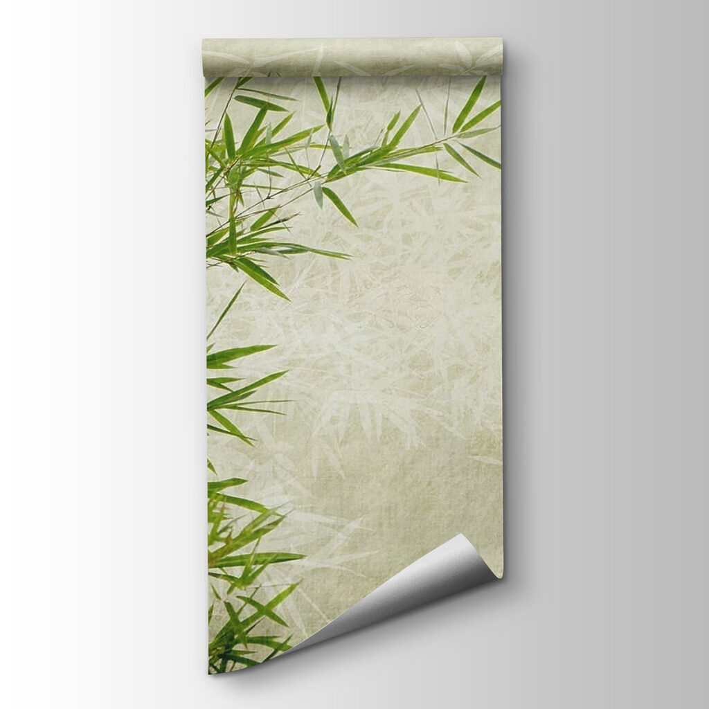 Bambú en verdes suaves — vista del producto