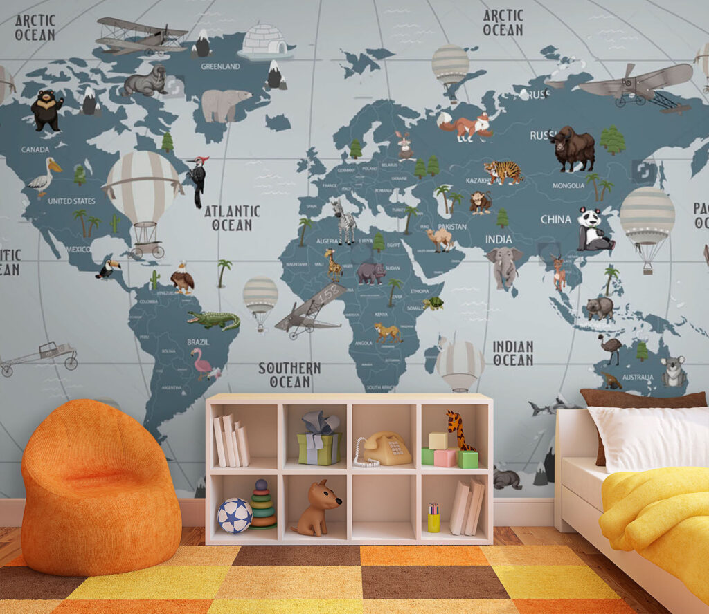 Mapa de animales — interior 1
