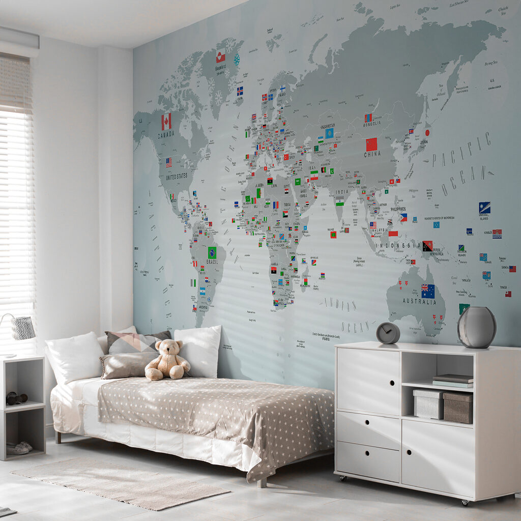 Mapa lleno de banderitas — interior 12