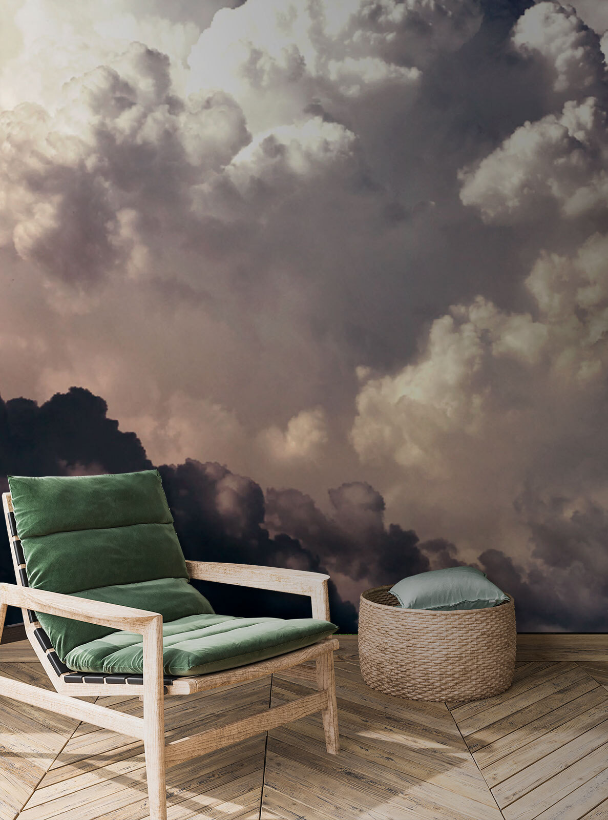 Nubes oscuras con luz — interior 2
