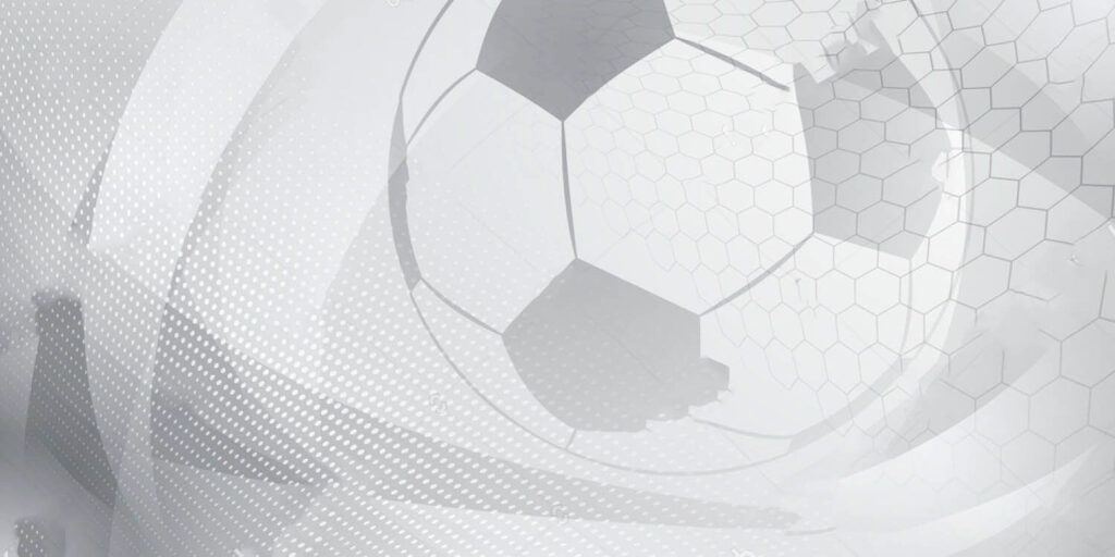 Balón entre líneas blancas — diseño completo