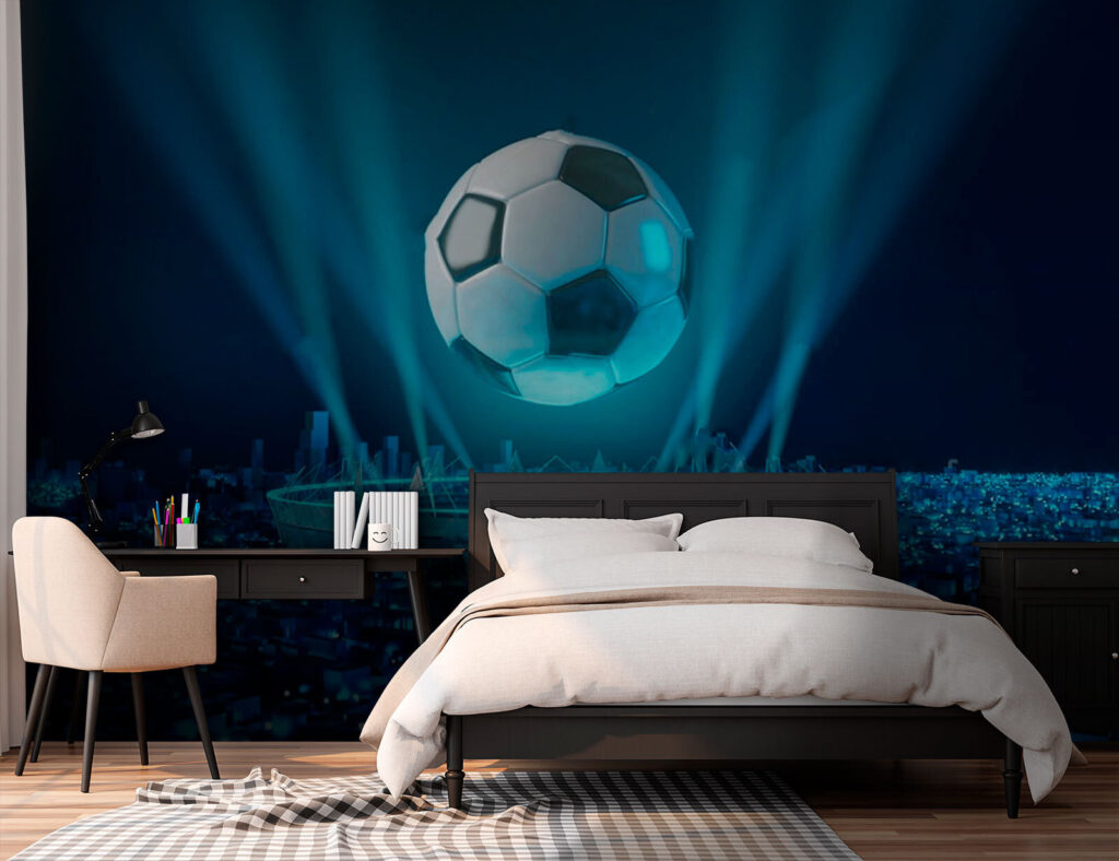 Balón sobre estadio iluminado — interior 2