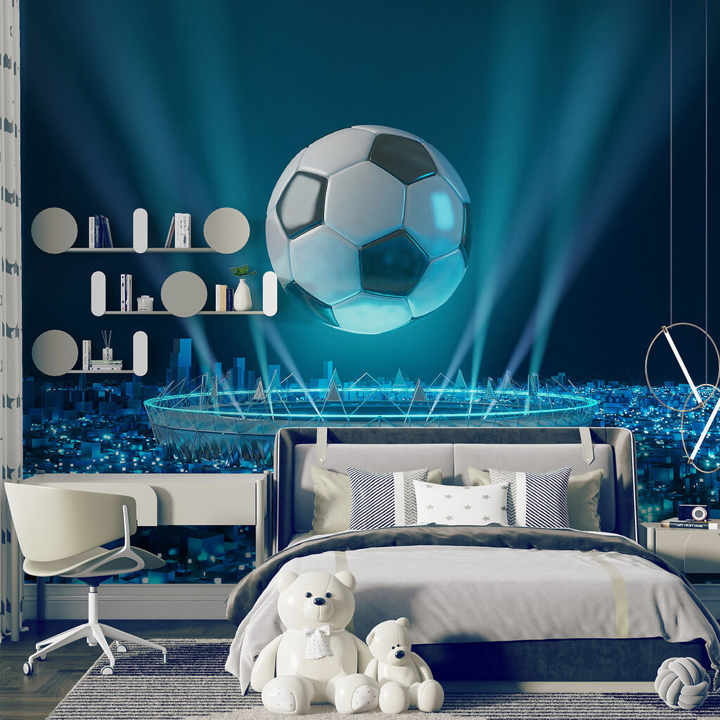 Balón sobre estadio iluminado — interior 5