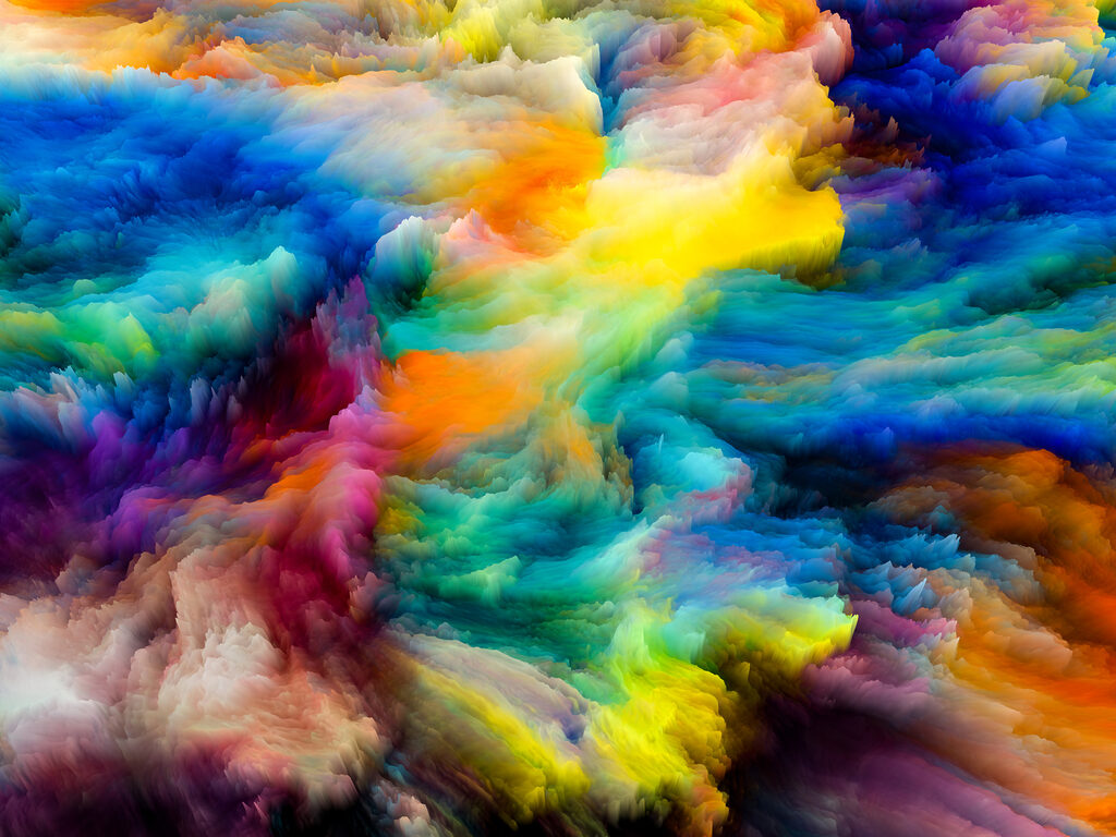 Colores en remolino — diseño completo