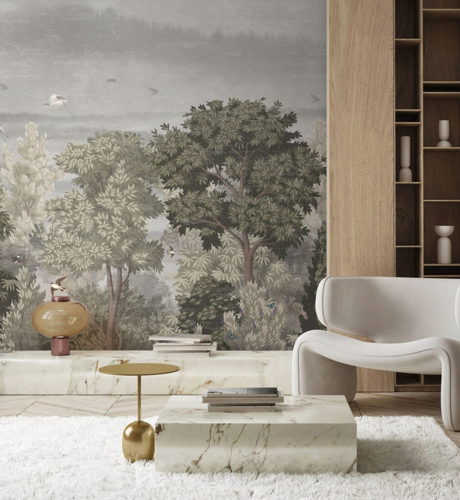 Aves sobre el bosque — interior 3