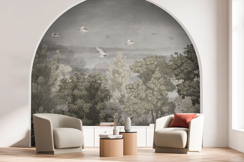 Aves sobre el bosque — interior 5