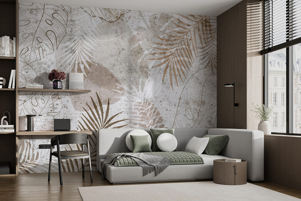 Hojas sobre blanco — interior 6