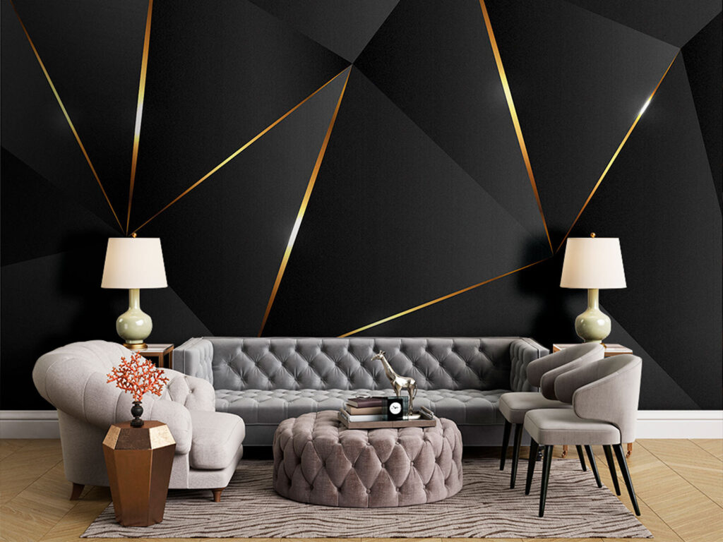 Facetas negras y doradas — interior 1
