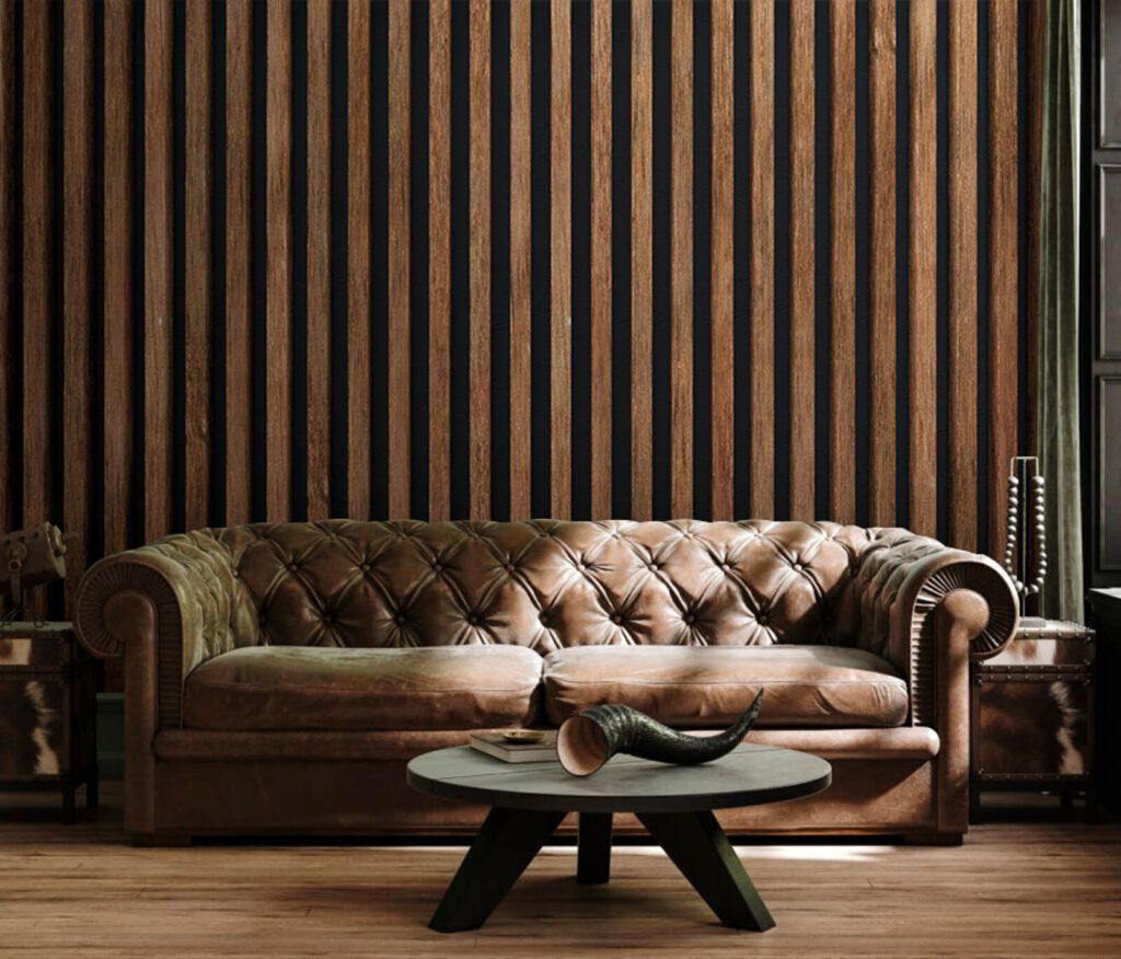 Tablas con juntas oscuras — interior 1