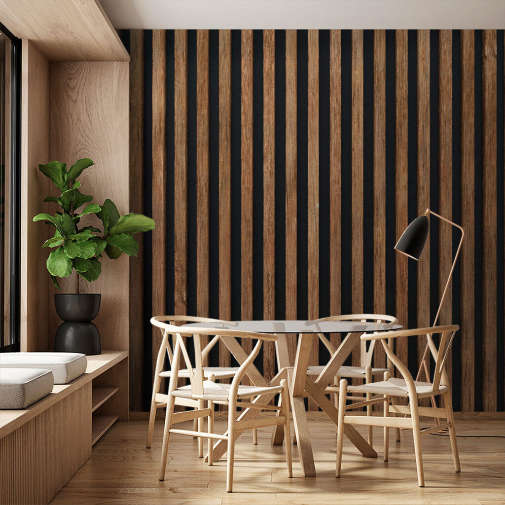 Tablas con juntas oscuras — interior 3