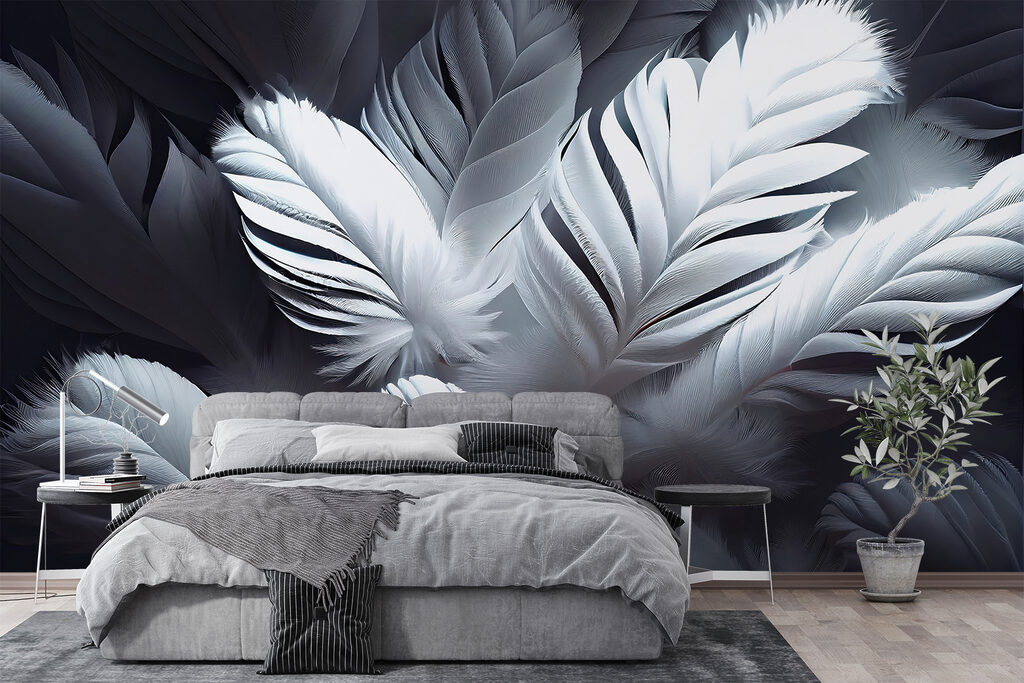 Racimo de plumas blancas — interior 5