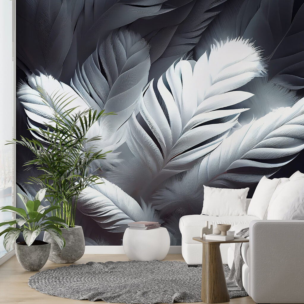 Racimo de plumas blancas — interior 4