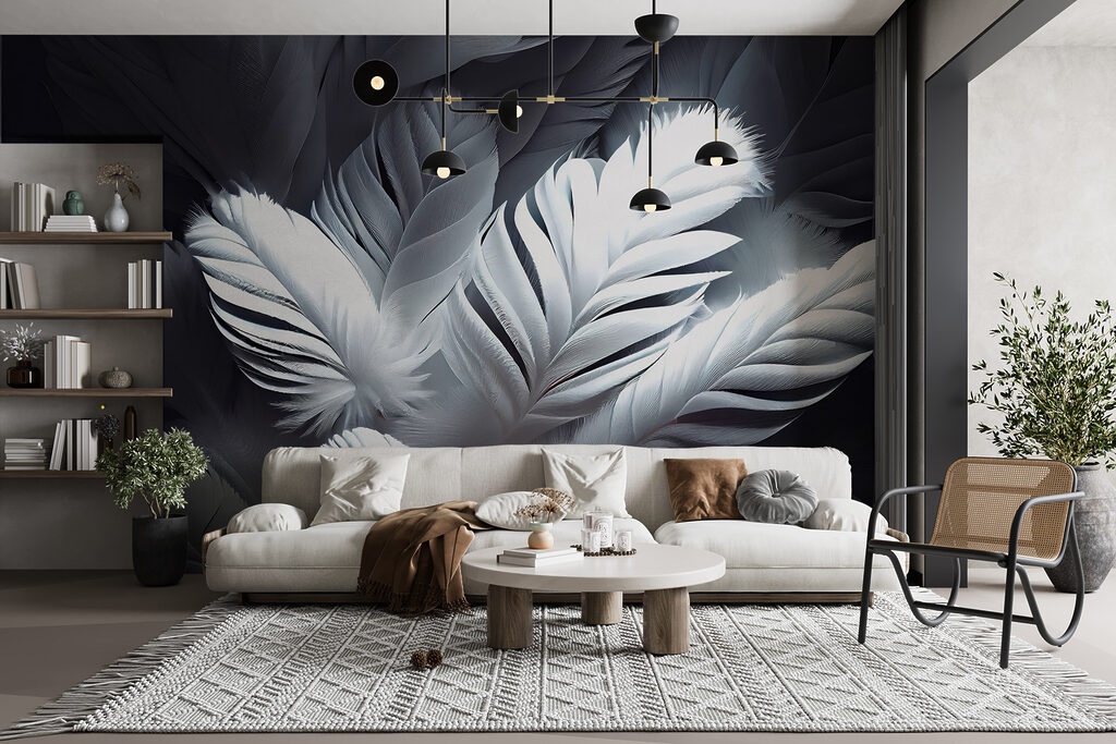 Racimo de plumas blancas — interior 7