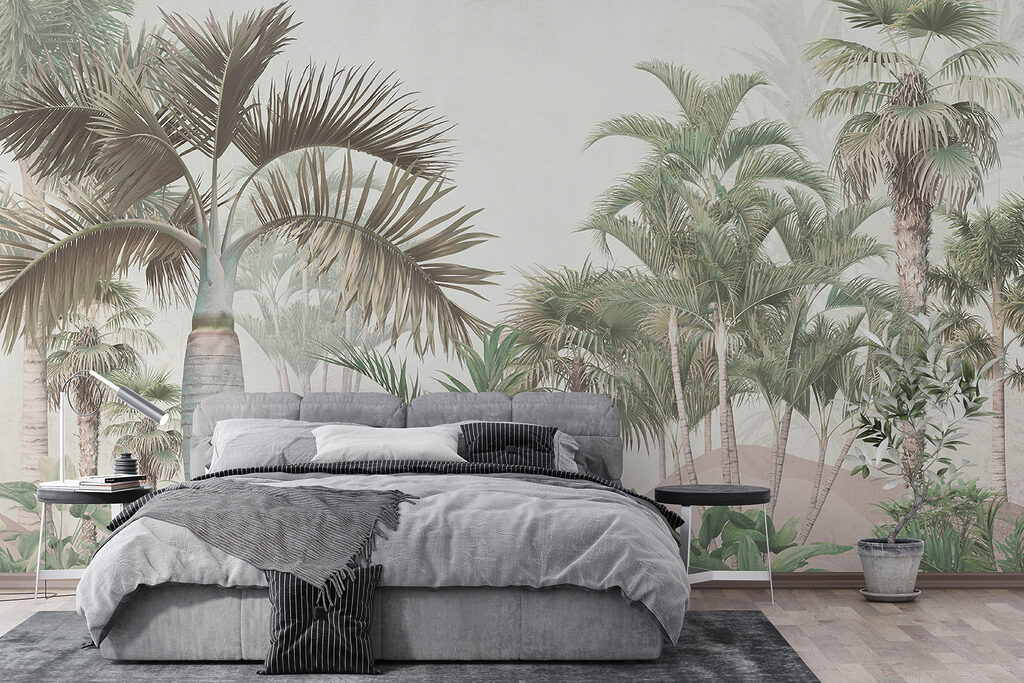 Palmeras altas en niebla — interior 4