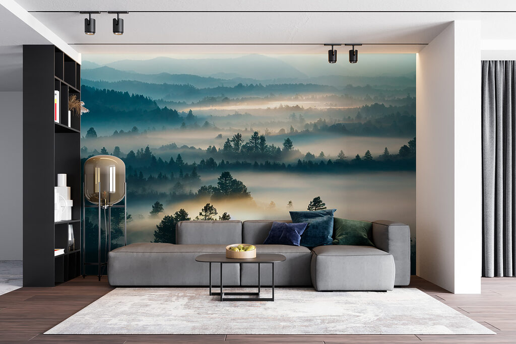 Niebla entre colinas azules — interior 5