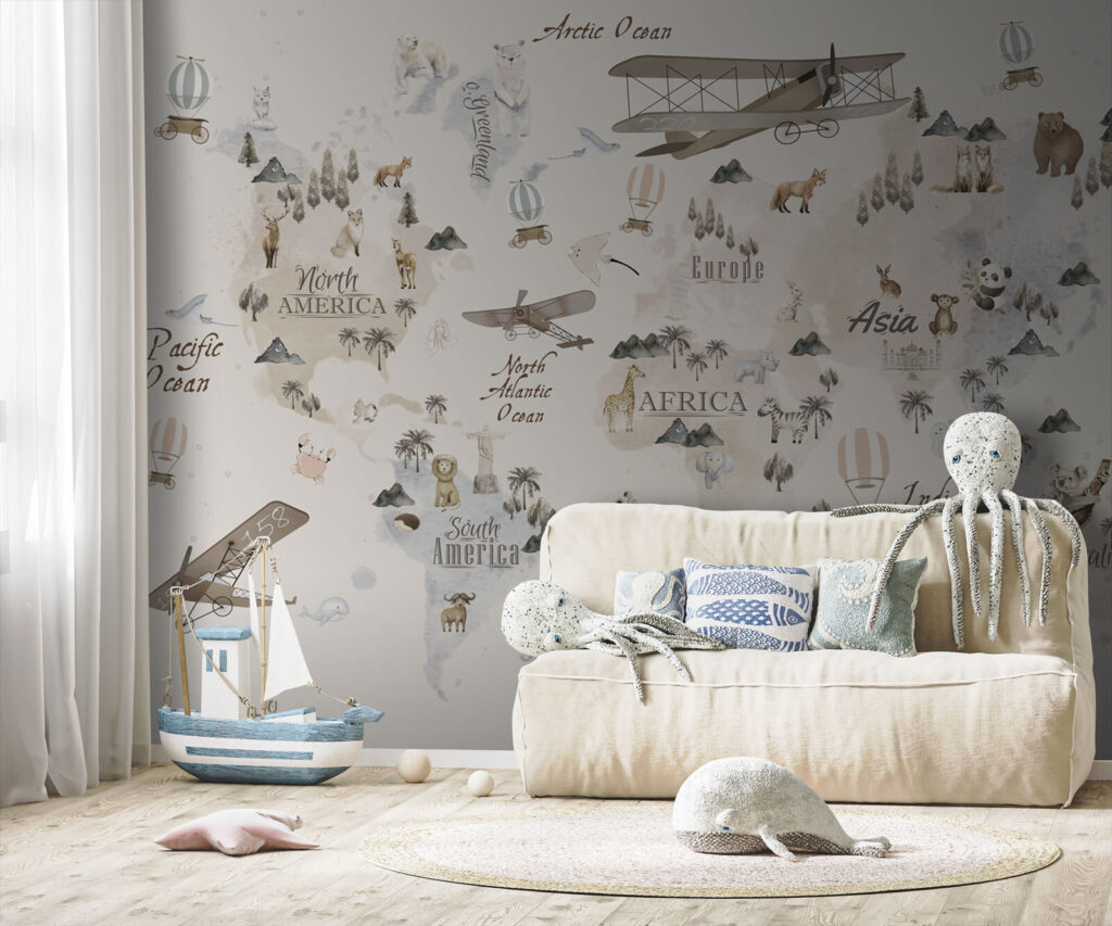 Mapa del mundo animal — interior 4
