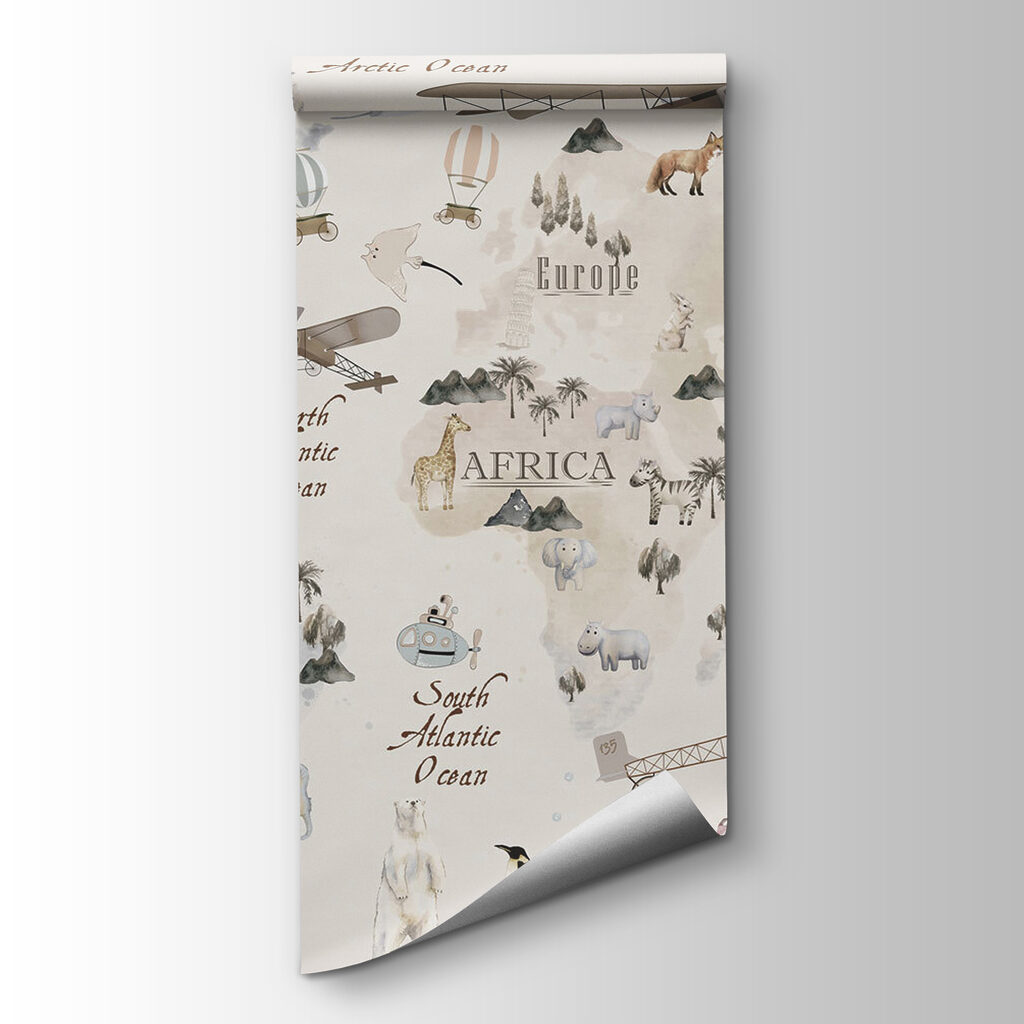 Mapa del mundo animal — vista del producto