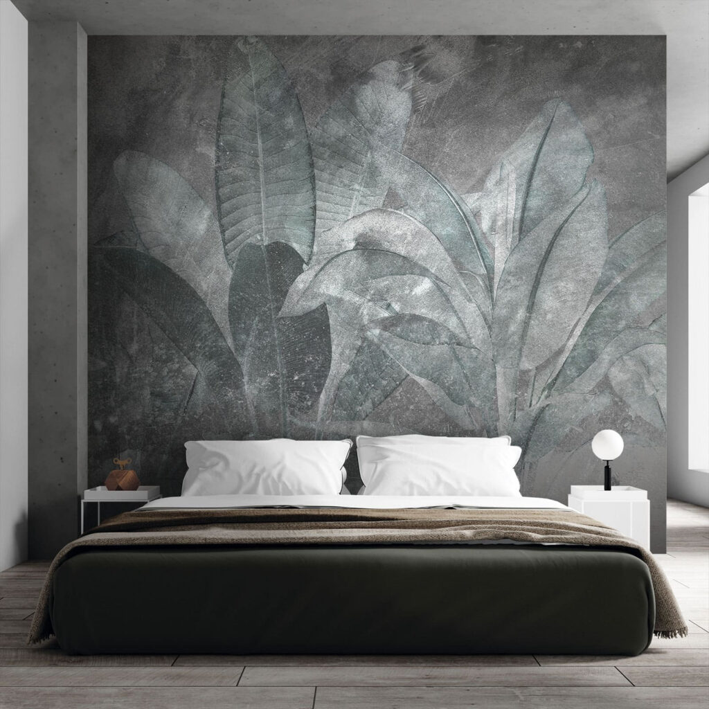 Hojas tropicales entre neblina — interior 3