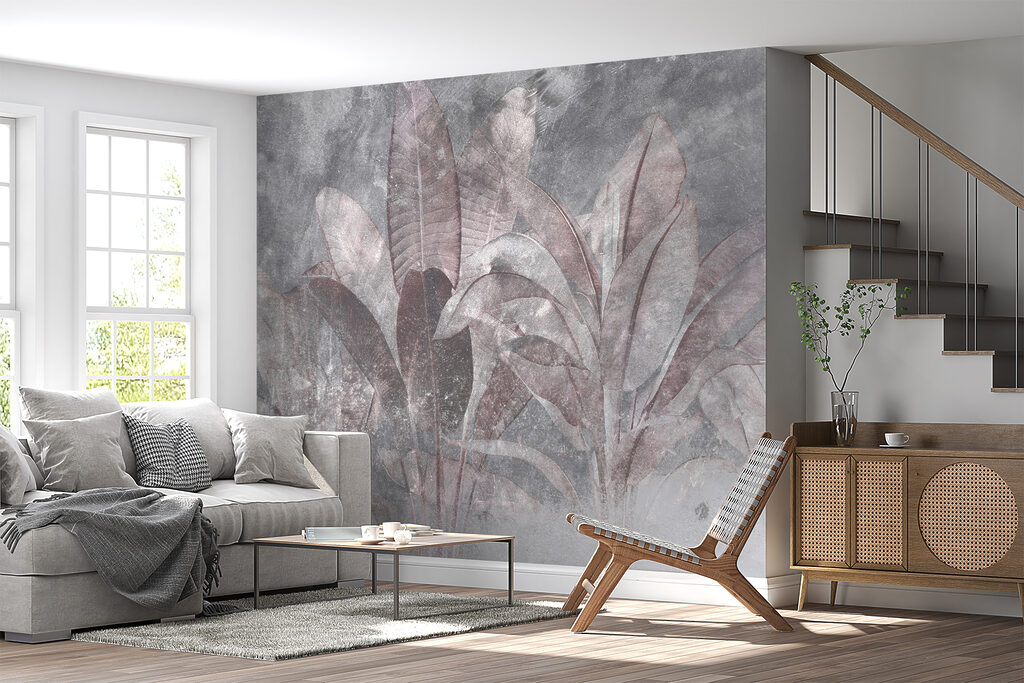 Hojas tropicales entre neblina — interior 3