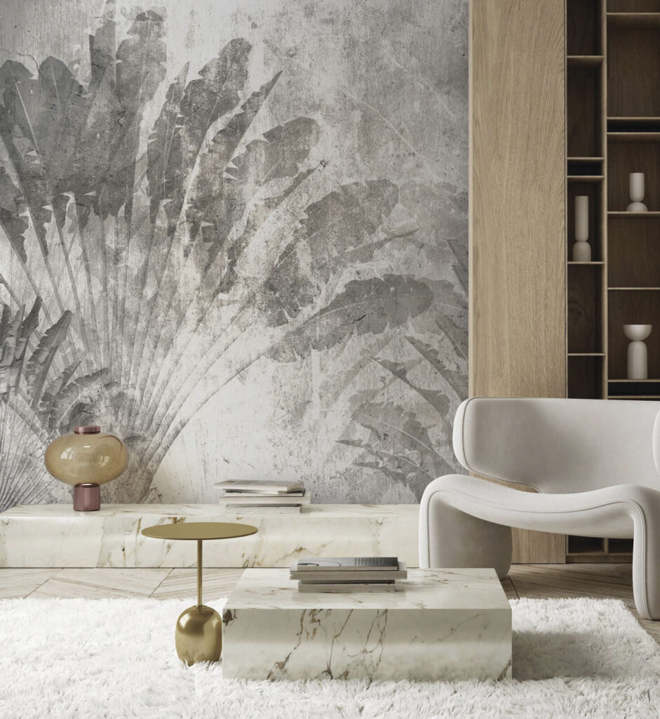 Sombras de hojas grises — interior 4