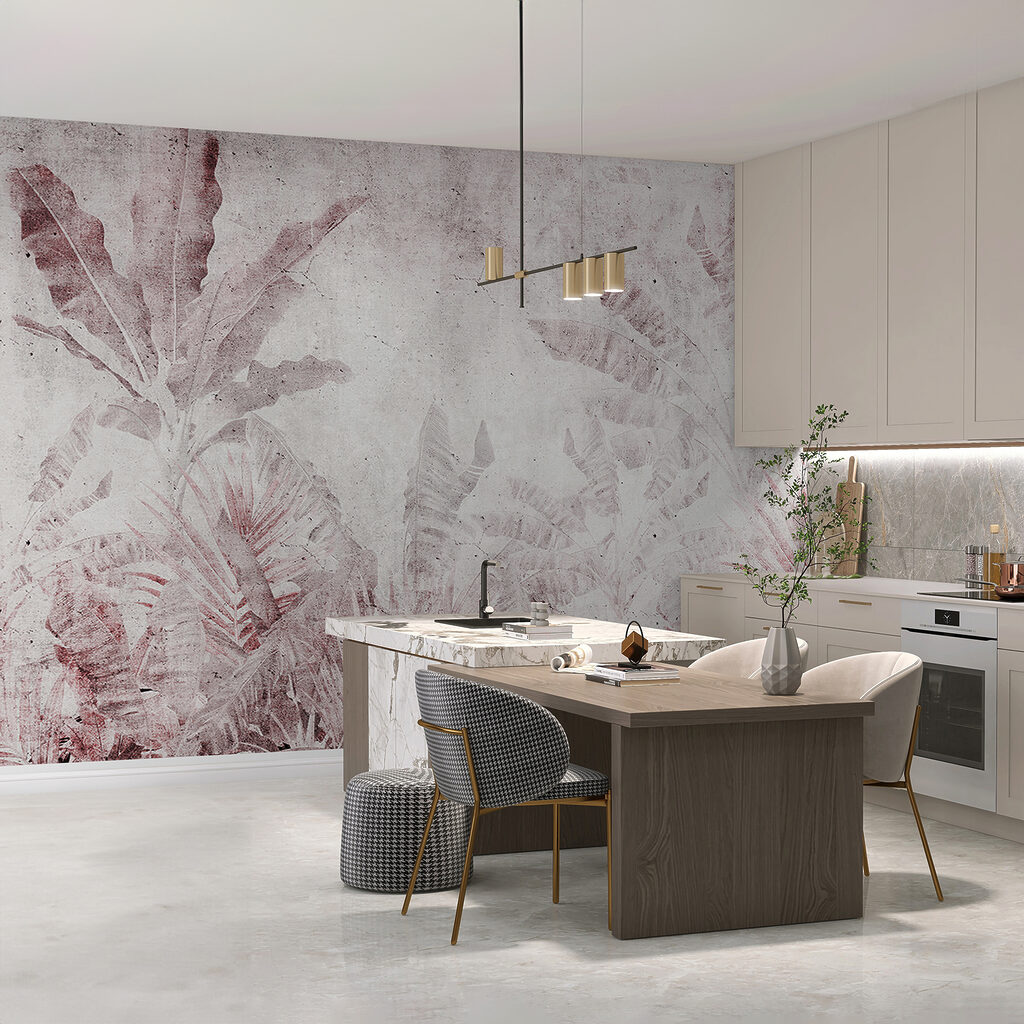 Selva tropical sobre blanco — interior 1