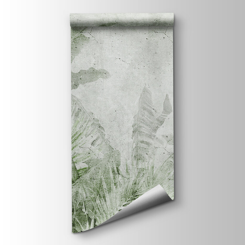 Selva tropical sobre blanco — vista del producto