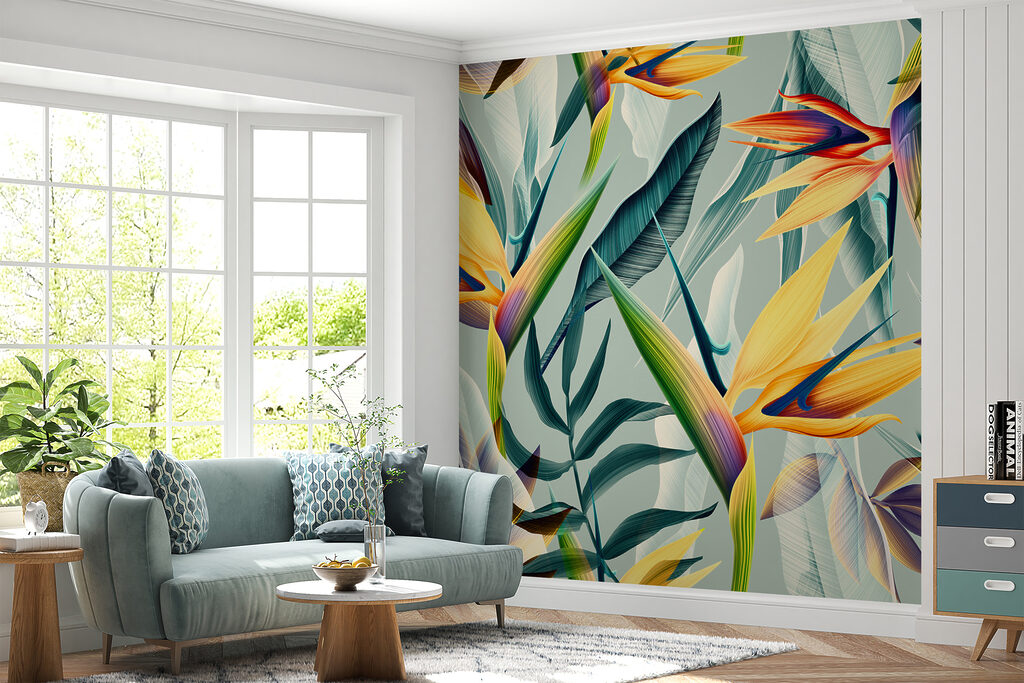 Flores de paraíso naranjas — interior 7