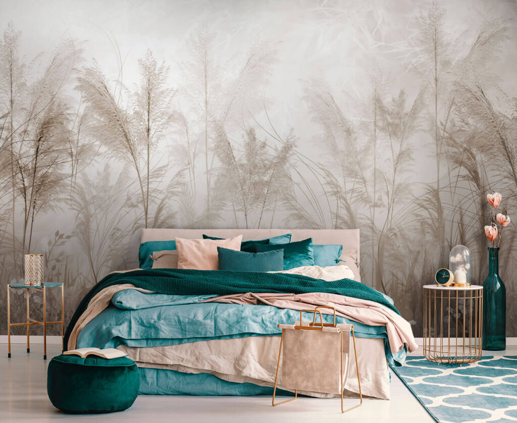 Hierba plumosa sobre niebla — interior 3