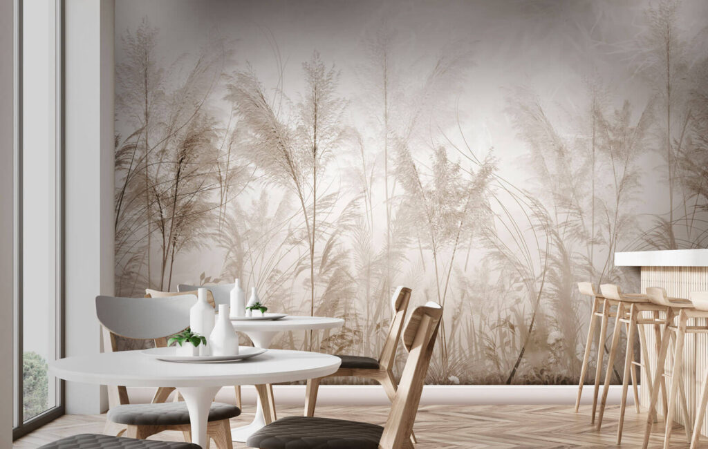 Hierba plumosa sobre niebla — interior 4