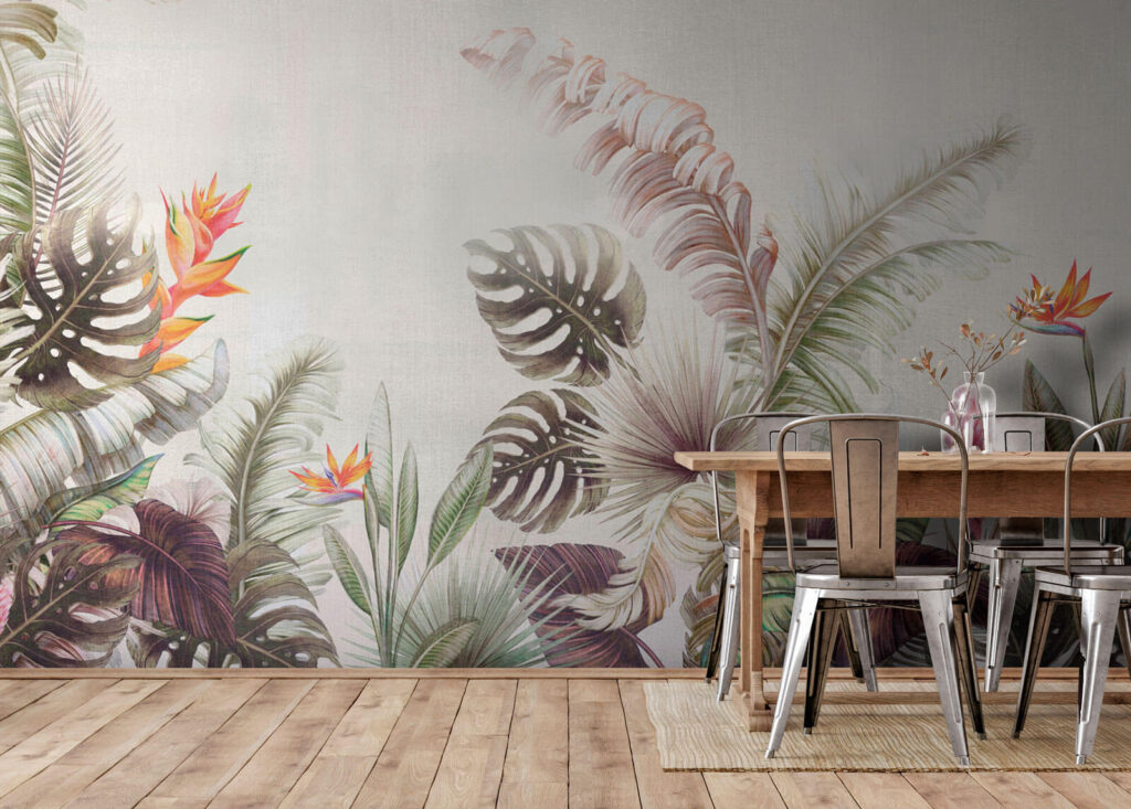 Flores tropicales al pie — interior 1