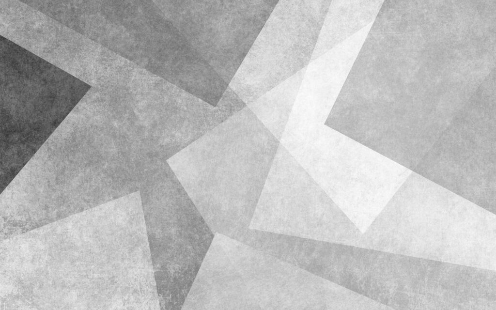 Triángulos grises en capas — diseño completo