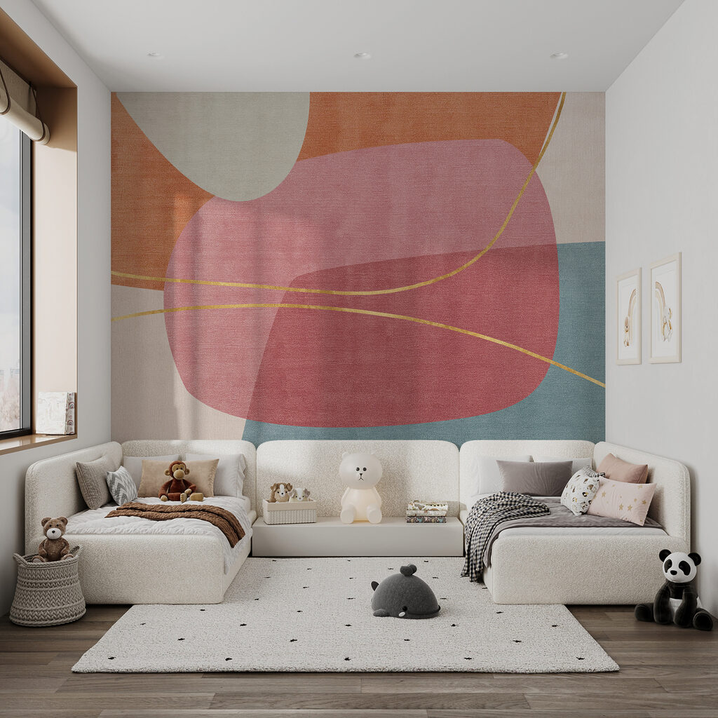 Círculos pastel y dorado — interior 4
