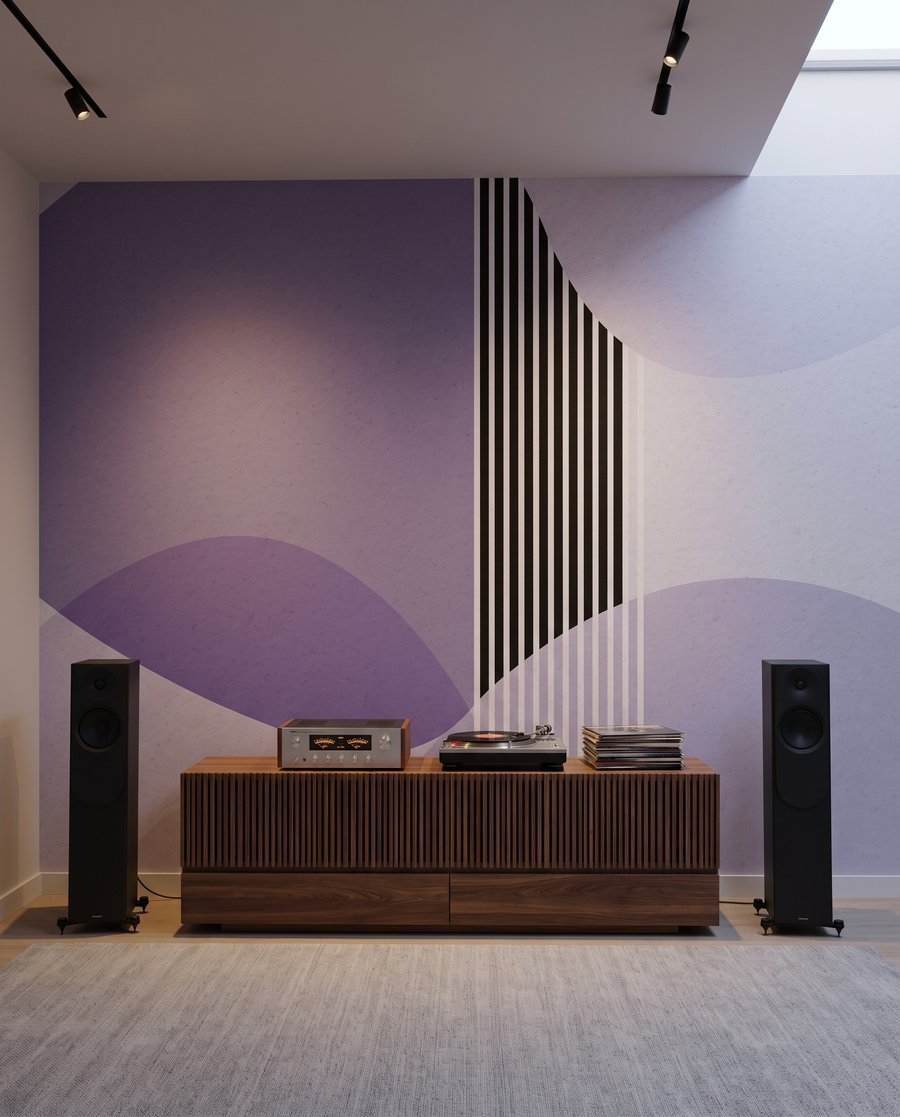 Franjas entre formas redondas — interior 4