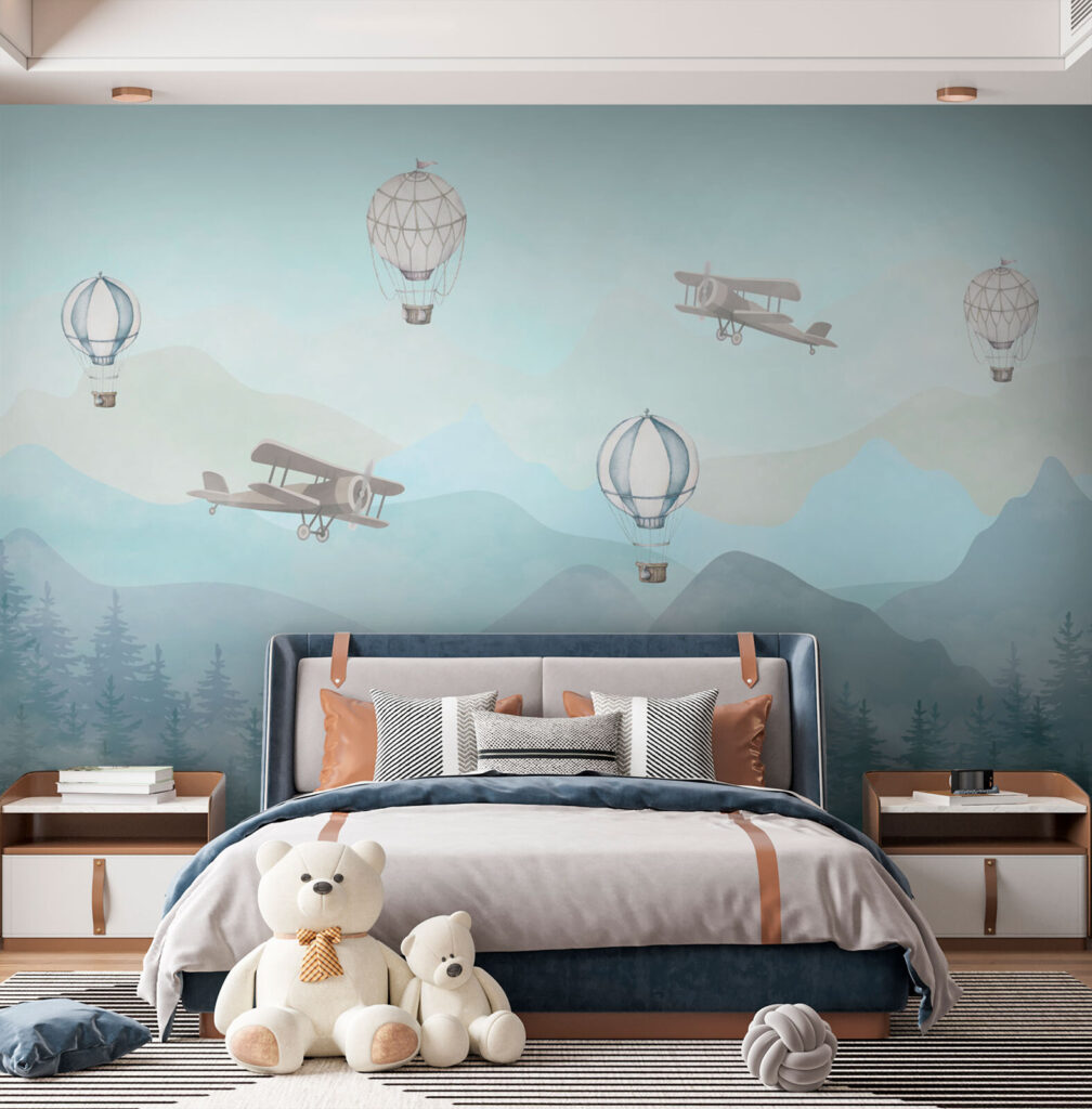 Aviones sobre montañas pálidas — interior 2