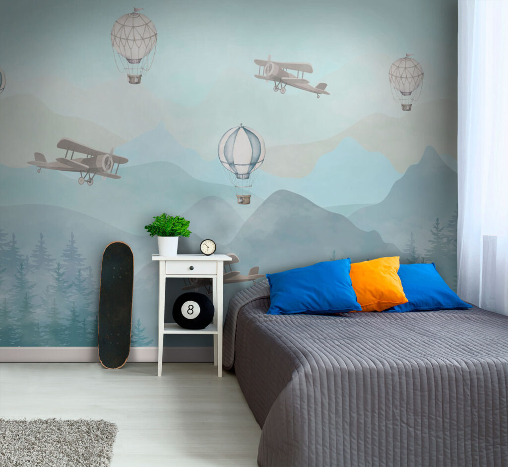 Aviones sobre montañas pálidas — interior 3
