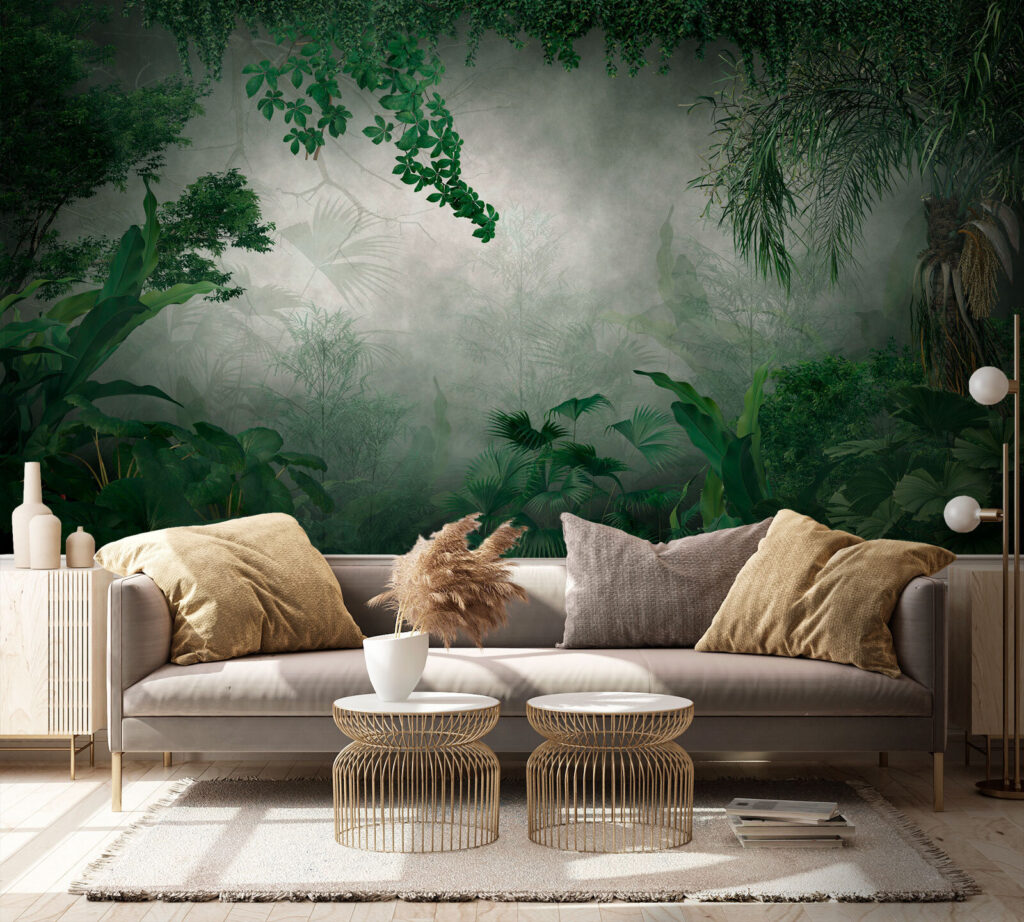 Selva verde en niebla — interior 2