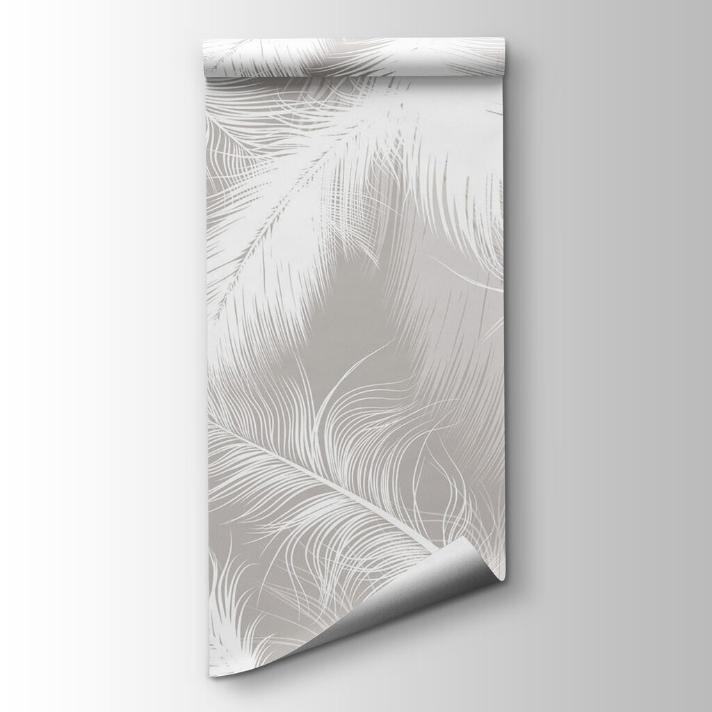 Plumas blancas superpuestas — vista del producto