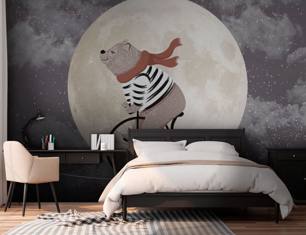 Oso en bici nocturna — interior 3