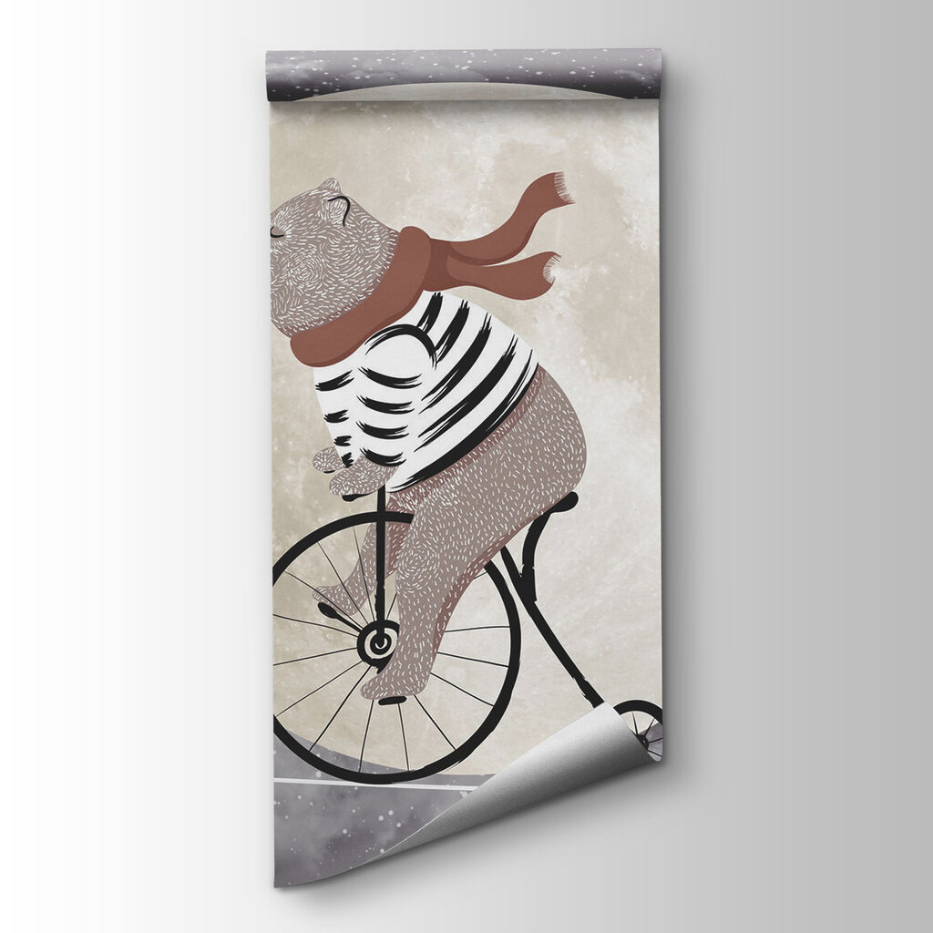 Oso en bici nocturna — vista del producto