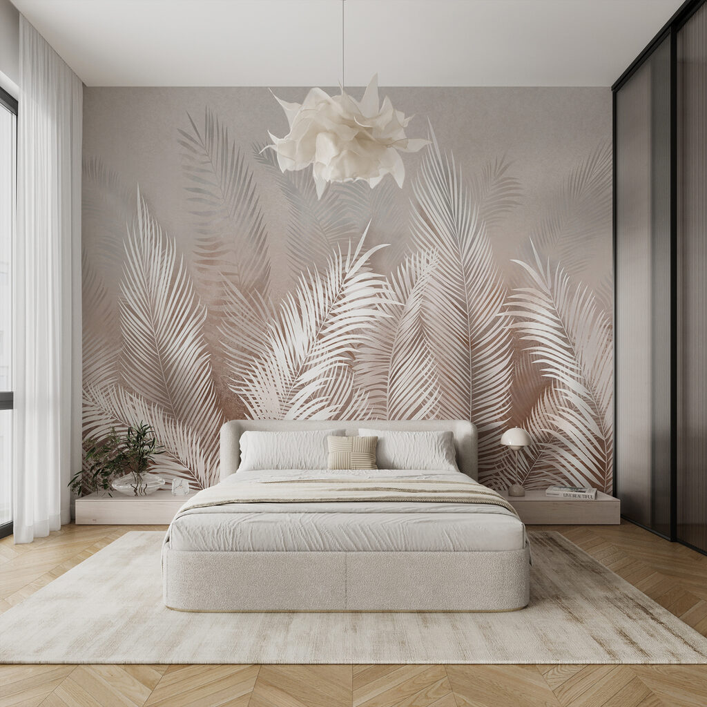 Hojas de palma ascendentes — interior 3