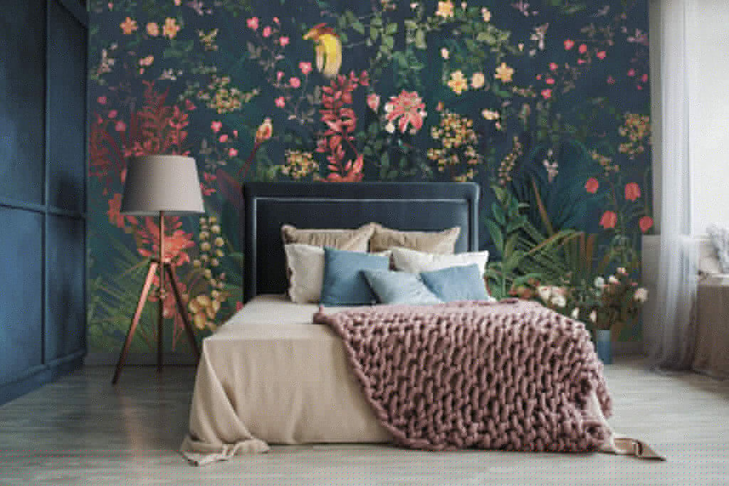 Jardín nocturno de flores — interior 2