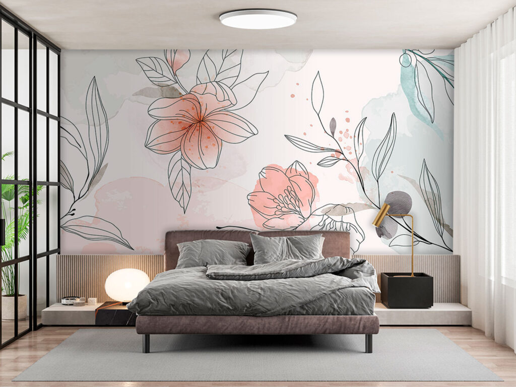Flores de contorno suelto — interior 2