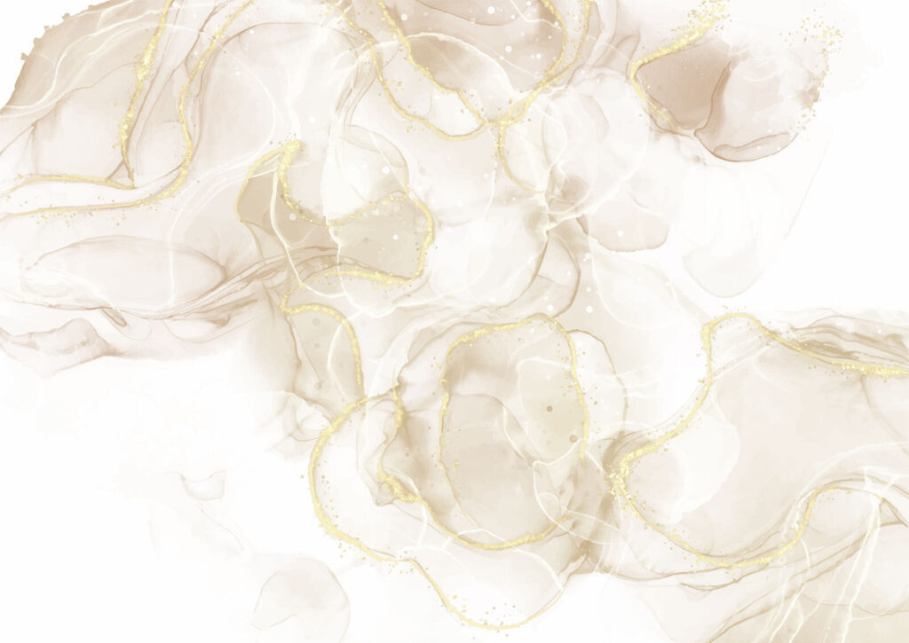 Nubes pálidas con dorado — diseño completo